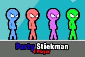 Party Stickman 4 Spieler