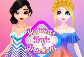 Dégradé magique de princesse