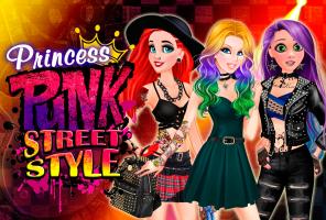 Prinzessin Punk Street Style mit