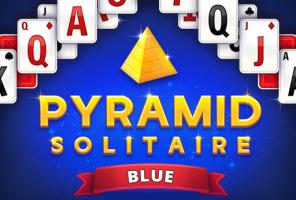 Pyramída Solitaire modrá