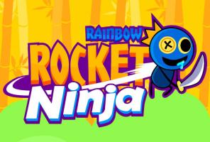 Ninja fusée arc-en-ciel