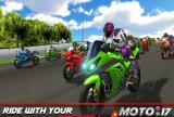 Skutočná Moto Bike Race hra Highw