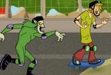 Rollerghoster rider scooby doo