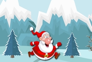 圣诞老人奔跑