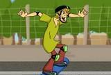 Scooby Doo cursă patina