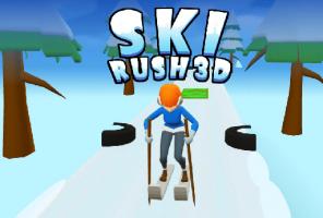 Course à ski 3D