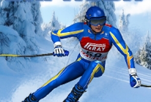 Gioco di corsa sugli sci
