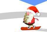 圣诞老人滑雪板
