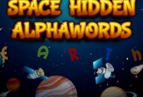 Palavras alfabéticas ocultas no espaço