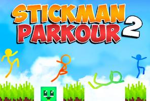 Stickman Parkour 2 - Bloc chanceux
