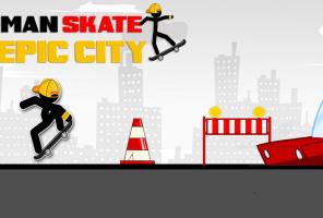 Stickman Skate 360 Эпический город