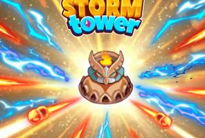 Storm Tower – „Idle Pixel TD“.