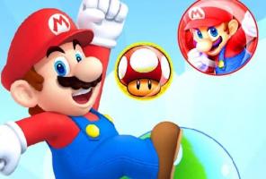 Super Mario strzelanie do bąbelków