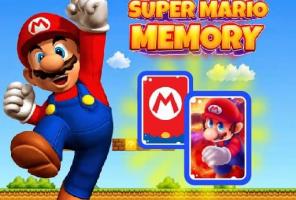 Quebra-cabeça de correspondência de cartas do Super Mario