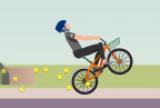 Wheelie-cyklist